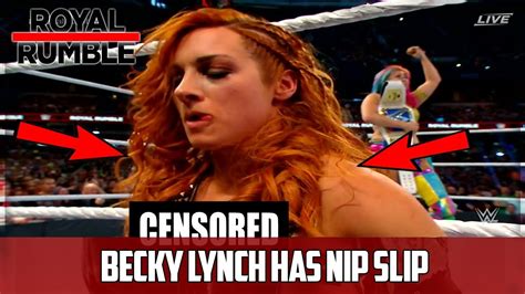 becky lynch nipslip|Becky Lynch Nip Slip Wardrobe Malfunction At Royal Rumble .